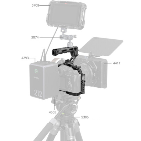 SmallRig 6703 - klatka, uchwyt górny, zacisk kabla do Sony a7R VI - przykład użycia